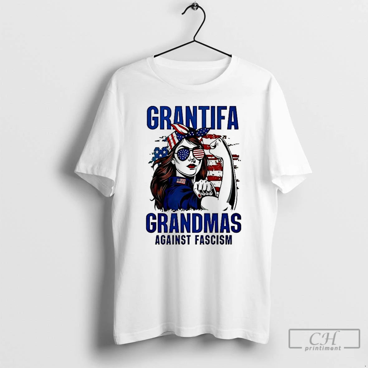 Classic Grantifa Grandmas Against Fascism Woman Stronger T Shirts Hoodie, Sweatshirt | InkNestWear.com