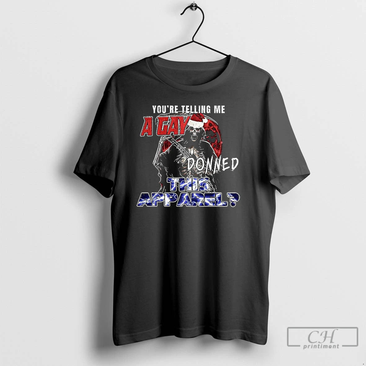 Classic Grim Reaper Youre Telling Me A Gay This Apparel T Shirts Hoodie, Sweatshirt | InkNestWear.com