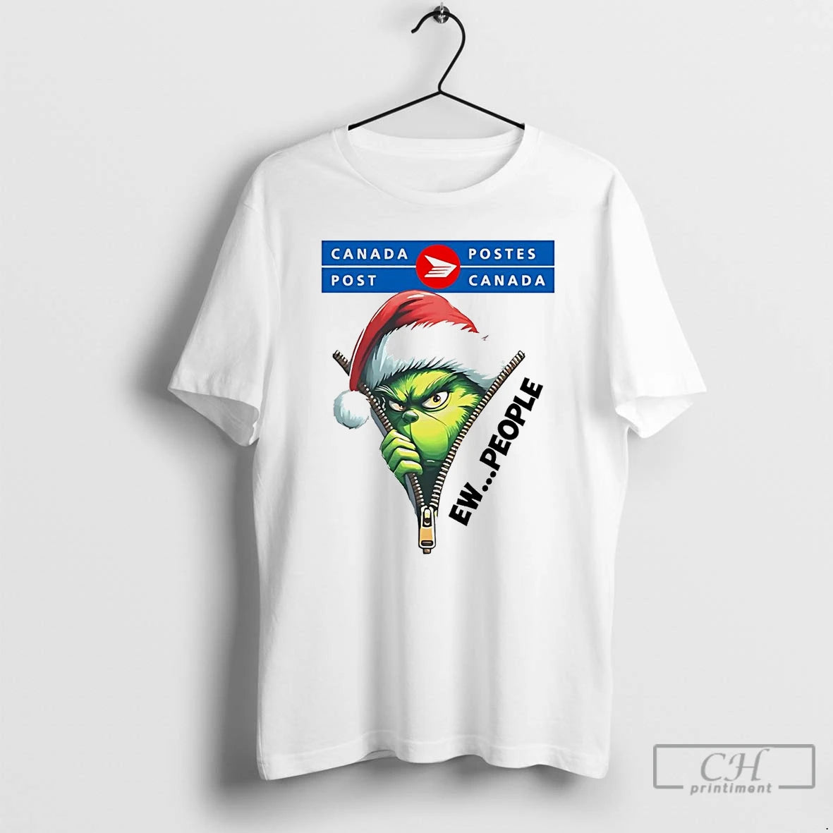 Classic Grinch Canada Post Ew People Christmas T Shirts Hoodie, Sweatshirt | InkNestWear.com
