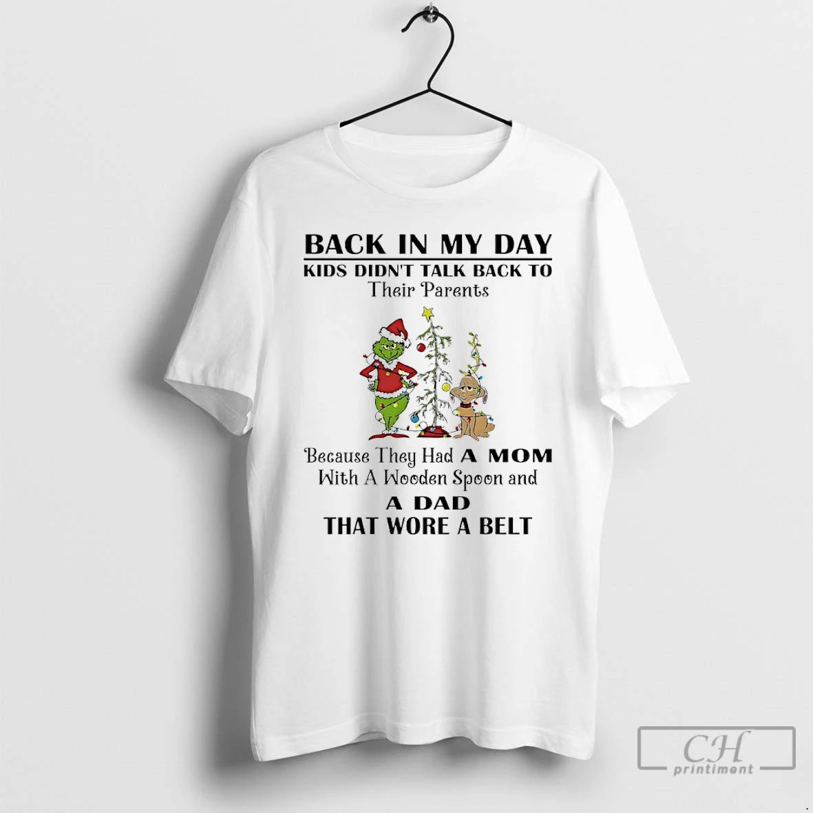 Classic Grinch Christmas 2025 Back In My Day Kids Didnt Talk Back To Their Parents T-Shirts, Hoodie, Sweatshirt