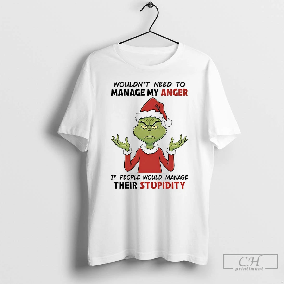 Classic Grinch Christmas 2025 Wouldnt Need To Manage My Anger If People Would Manage Their T-Shirts, Hoodie, Sweatshirt