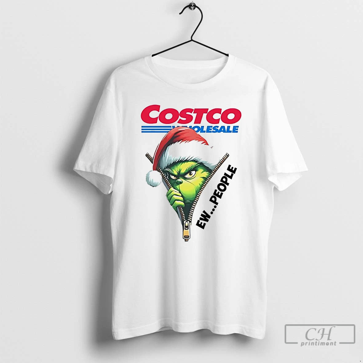 Classic Grinch Costco Wholesale Ew People Christmas T Shirts Hoodie, Sweatshirt | InkNestWear.com