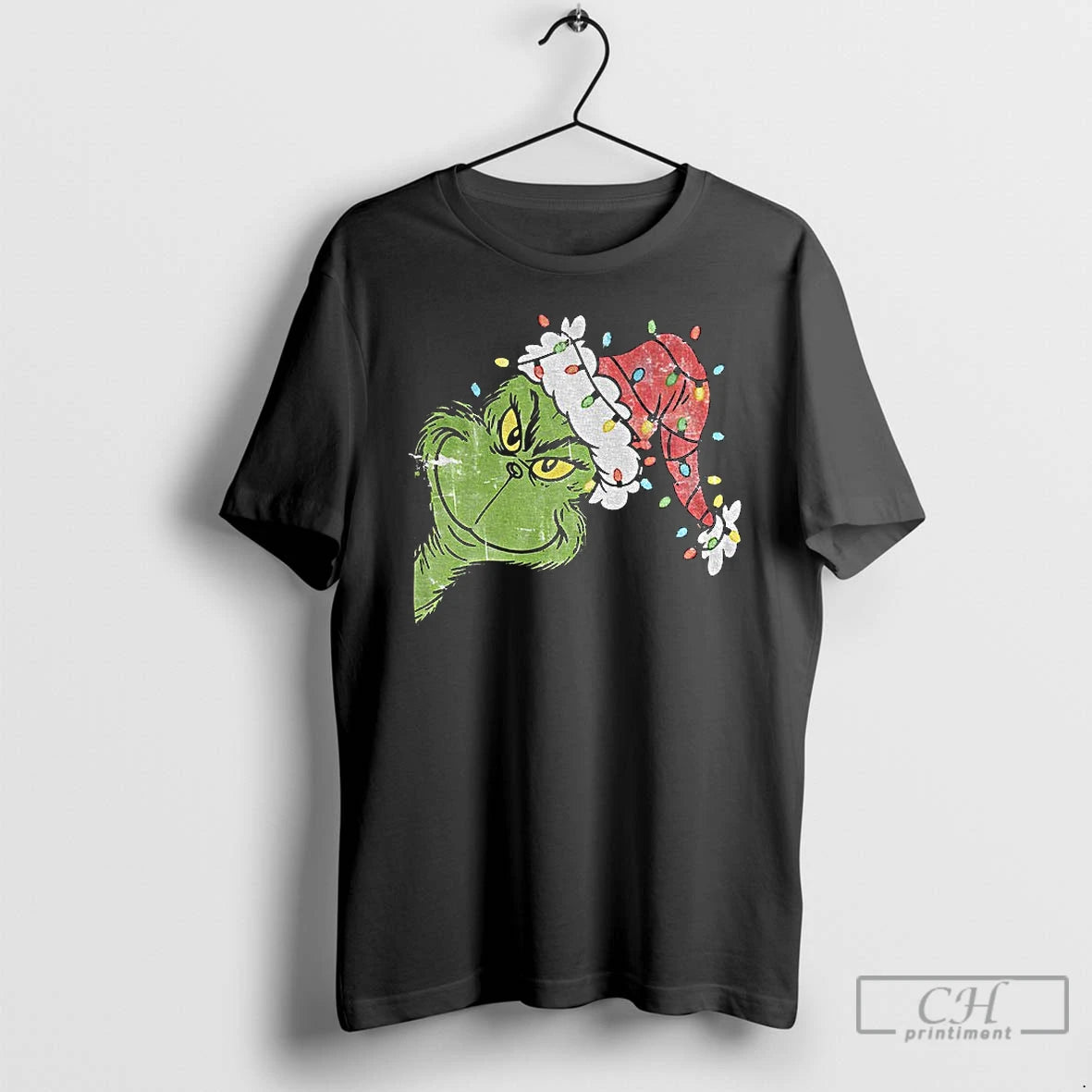 Classic Grinch Santa Hat Merry Christmas 2025 T Shirts Hoodie, Sweatshirt | InkNestWear.com