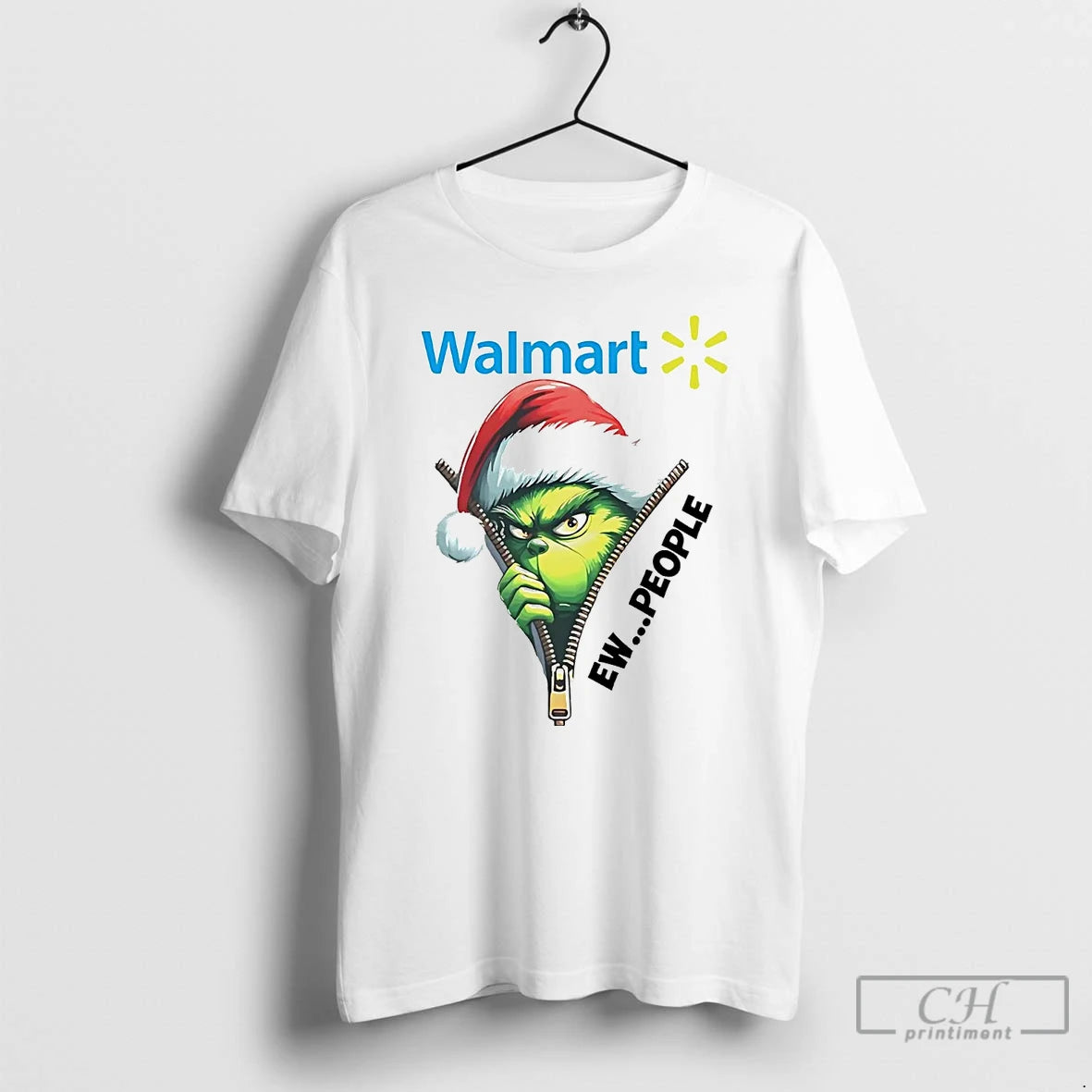 Classic Grinch Walmart Ew People Christmas T Shirts Hoodie, Sweatshirt | InkNestWear.com