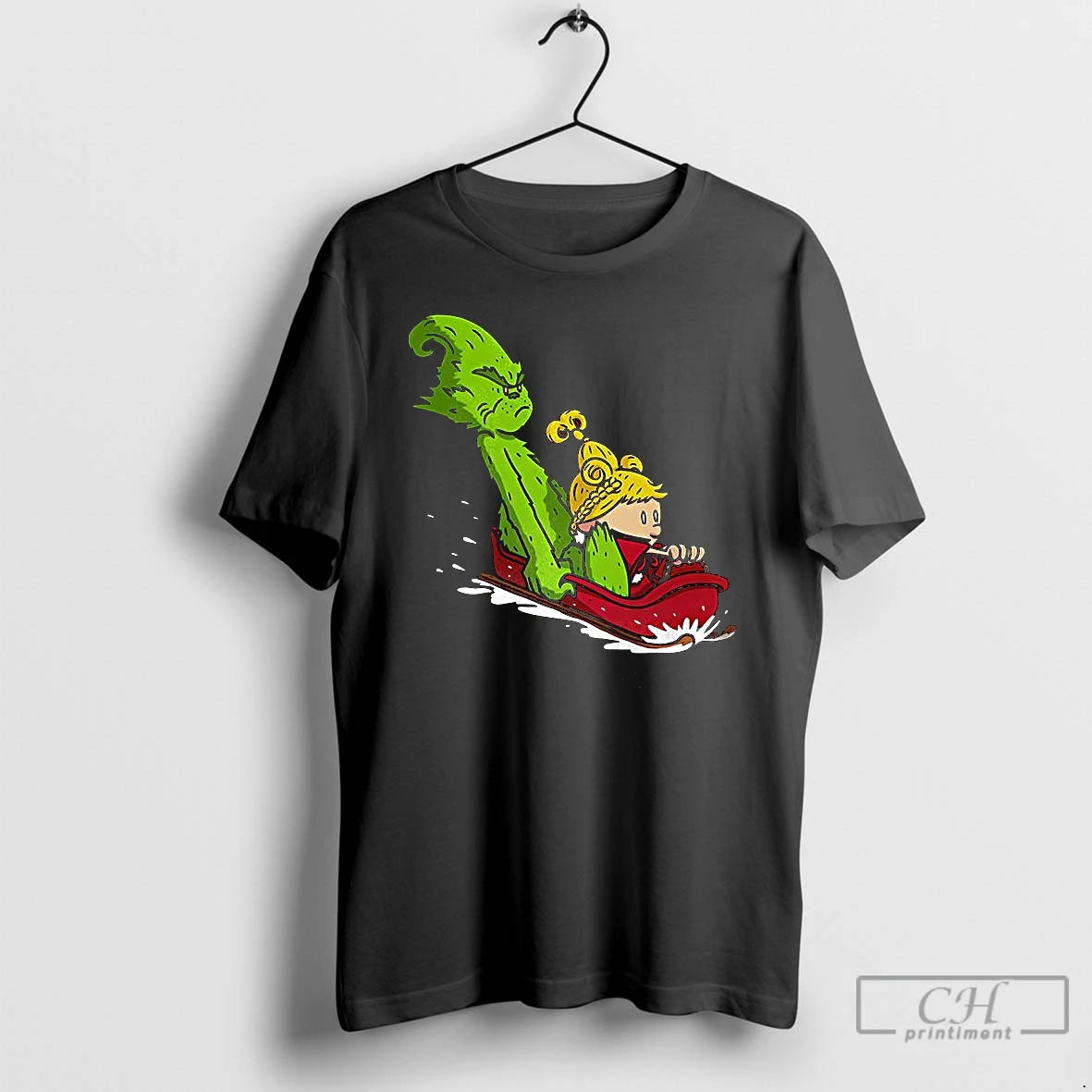 Classic Grinch And Cindy Lou Who On A Sleigh Christmas T-Shirts, Hoodie, Sweatshirt | InkNestWear.com