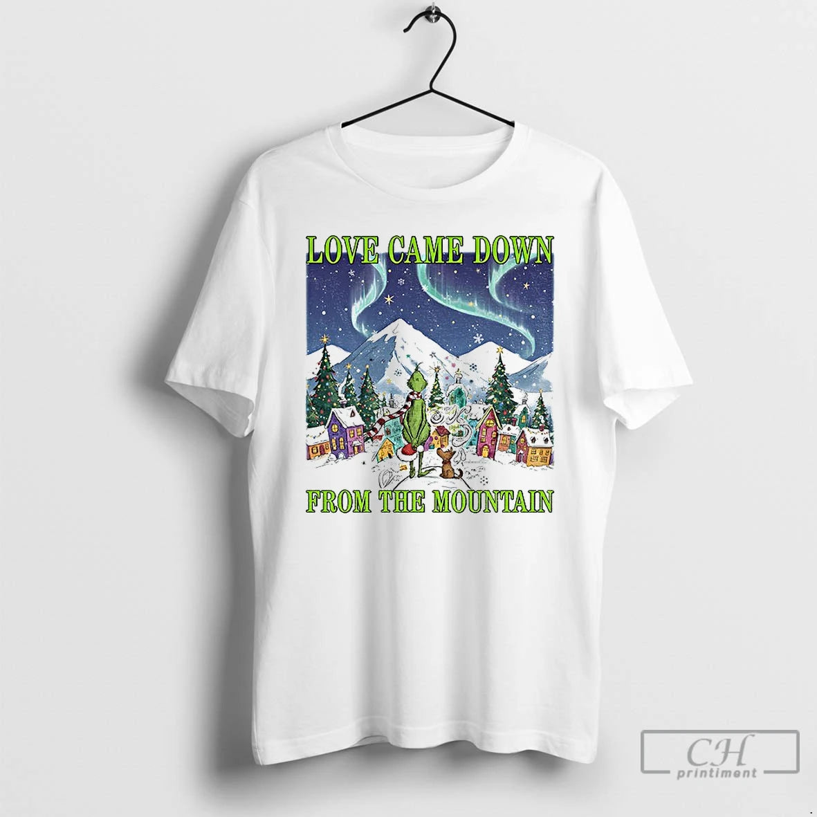 Classic Grinch And Max Love Came Down From The Mountain Merry Christmas T Shirts Hoodie, Sweatshirt | InkNestWear.com