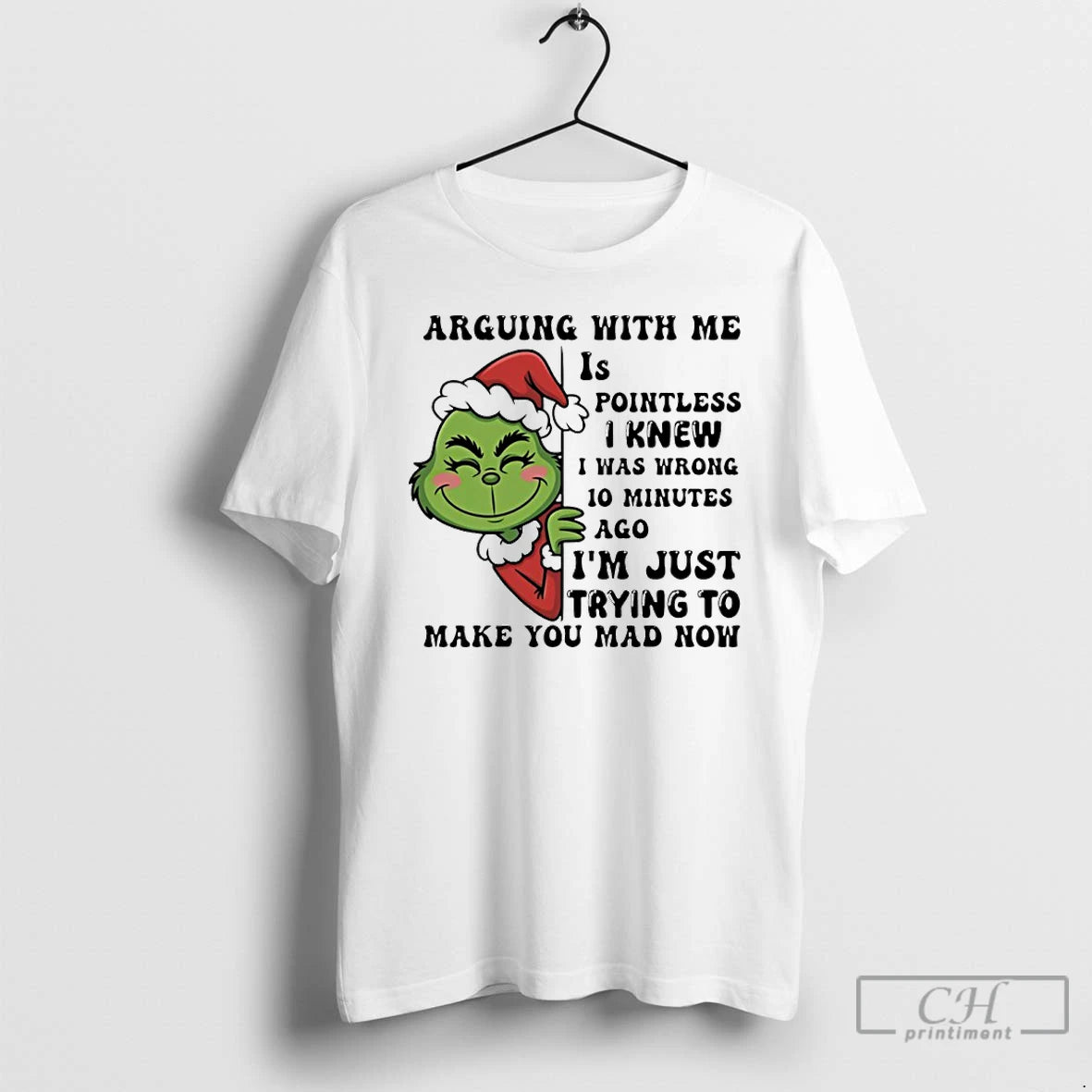 Classic Grinch Arguing With Me Pointless I Knew I Was Wrong 10 Minutes Ago T-Shirts, Hoodie, Sweatshirt | InkNestWear.com