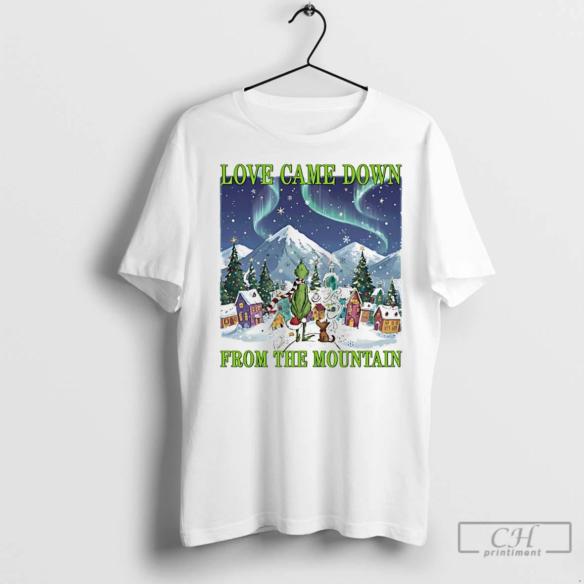 Classic Grinch Love Came Down From The Mountain Christmas Christmas Ornaments T-Shirts, Hoodie, Sweatshirt | InkNestWear.com
