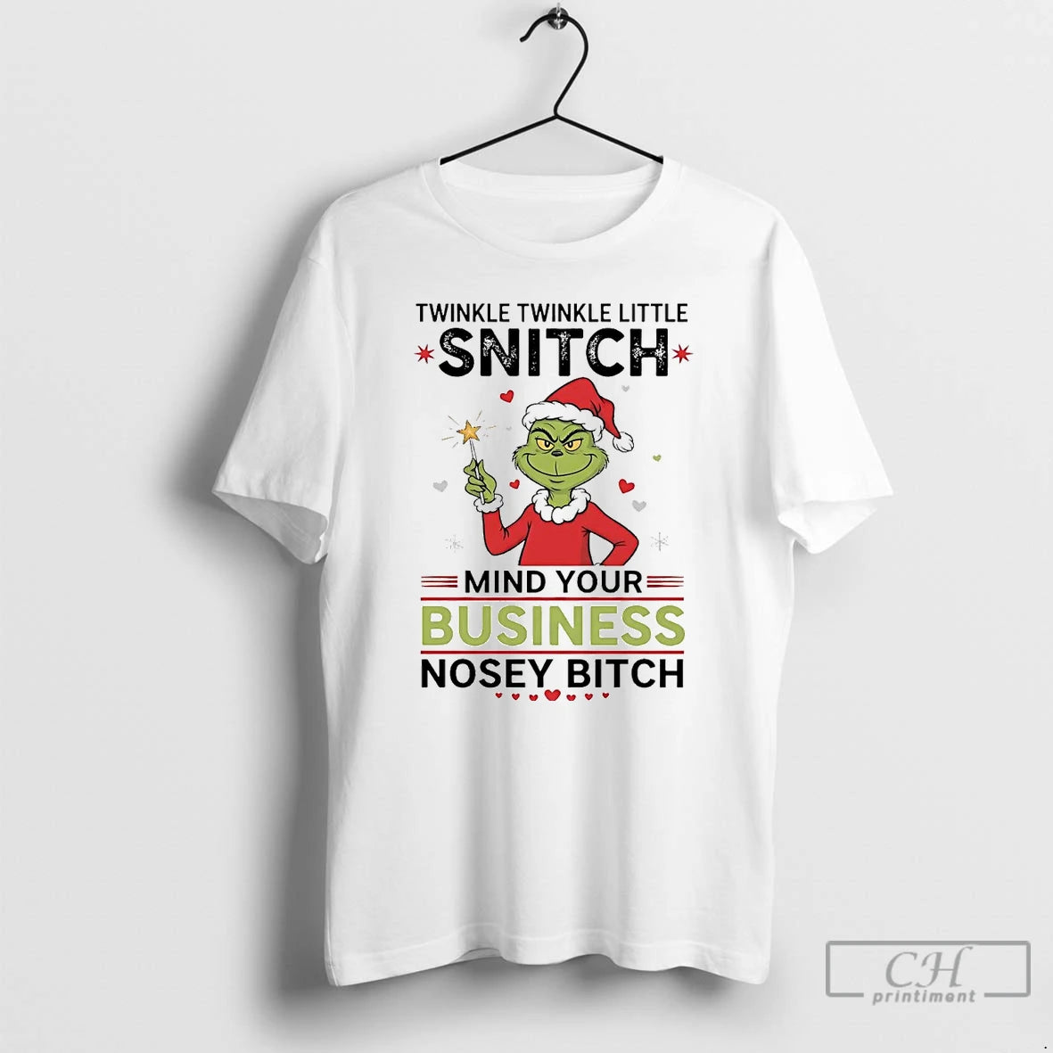Classic Grinch Twinkle Little Snitch Mind Your Business Christmas T-Shirts, Hoodie, Sweatshirt | InkNestWear.com