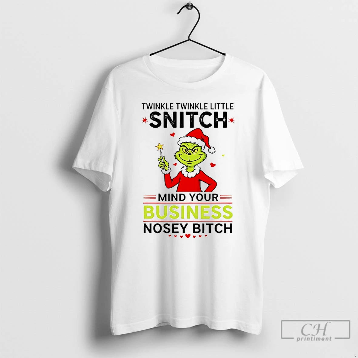 Classic Grinch Twinkle Twinkle Little Snitch Mind Your Business Nosey Bitch T-Shirts, Hoodie, Sweatshirt | InkNestWear.com