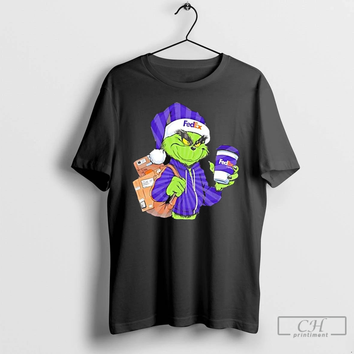 Classic Grinch X Fedex Merry Christmas T Shirts Hoodie, Sweatshirt | InkNestWear.com
