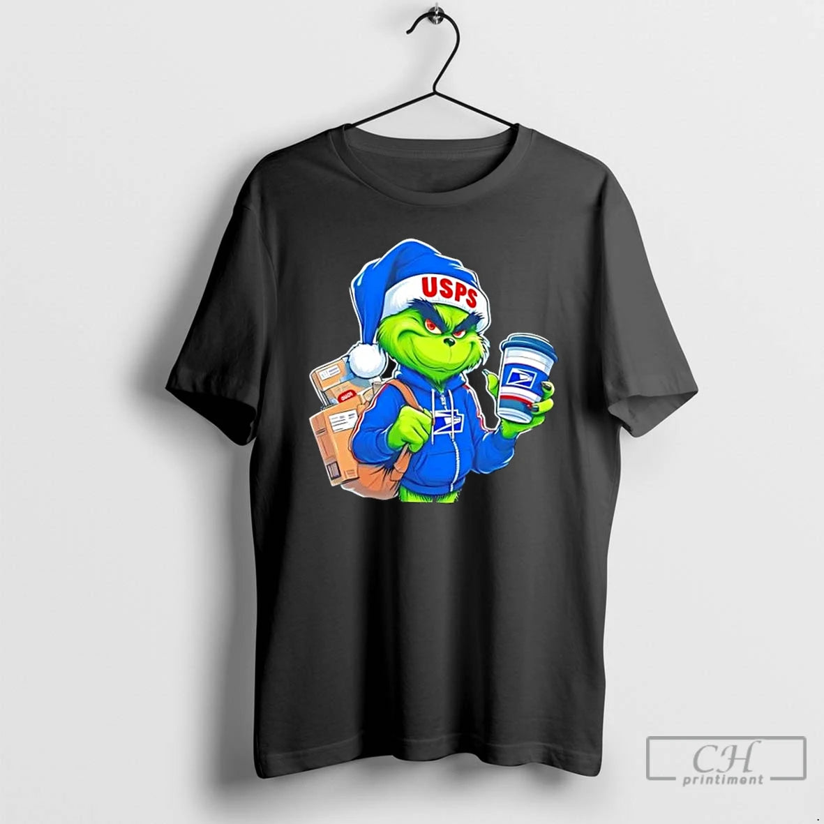 Classic Grinch X Usps Merry Christmas T Shirts Hoodie, Sweatshirt | InkNestWear.com