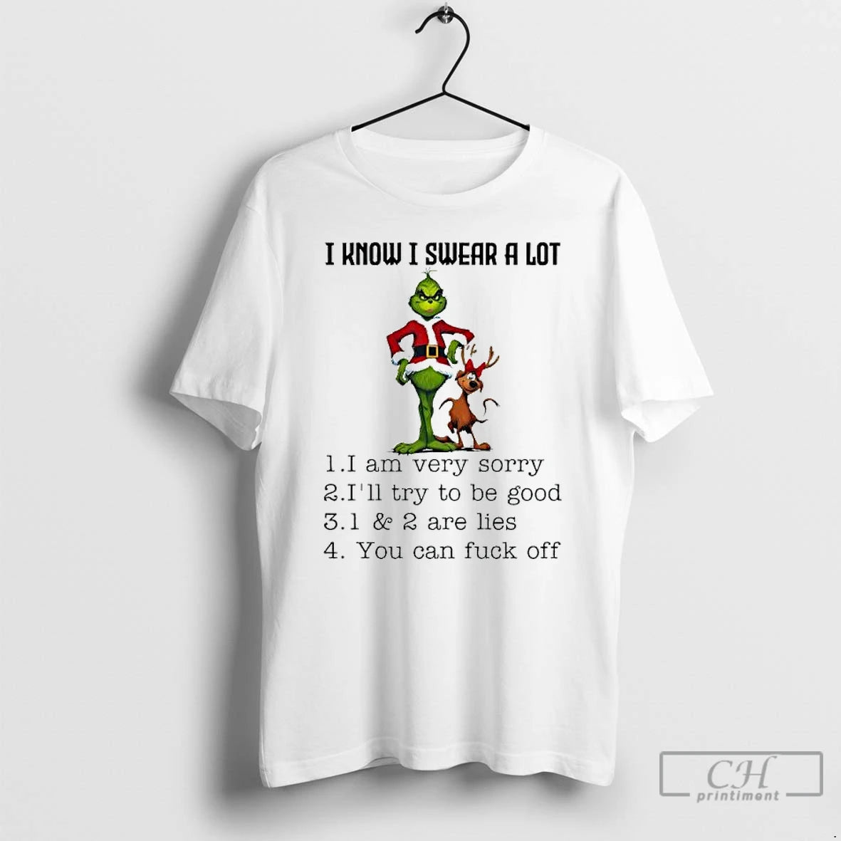 Classic Grind Christmas I Know I Swear A Lot I Am Very Sorry T Shirts Hoodie, Sweatshirt | InkNestWear.com