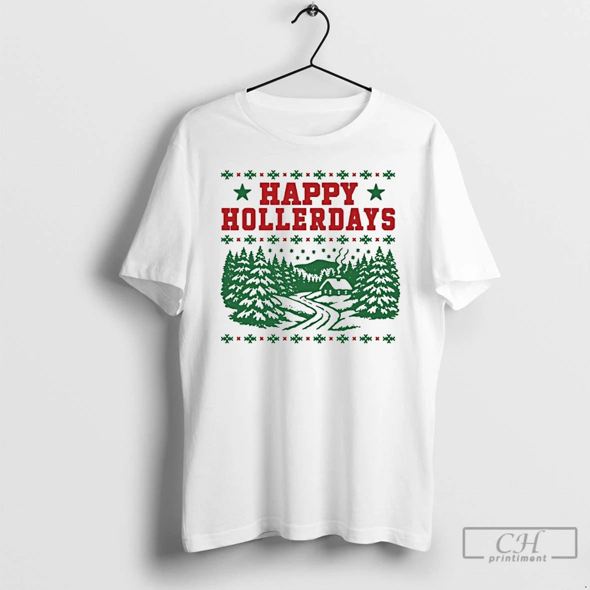 Classic Happy Hollerdays Christmas 2025 T-Shirts, Hoodie, Sweatshirt | InkNestWear.com
