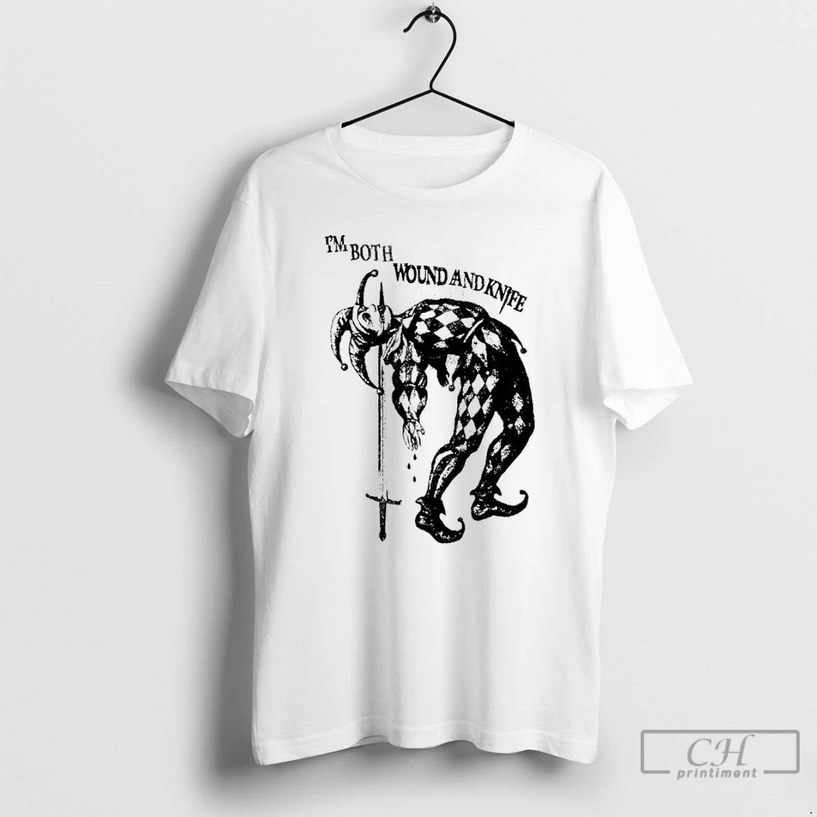 Classic Harlequin Im Both Wound And Knife T Shirts Hoodie, Sweatshirt | InkNestWear.com