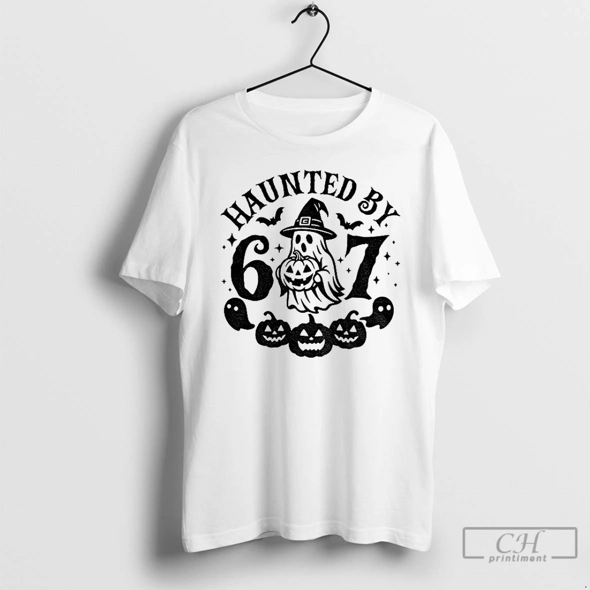 Classic Haunted By 67 Funny Spooky Halloween Ghost T Shirts Hoodie, Sweatshirt | InkNestWear.com