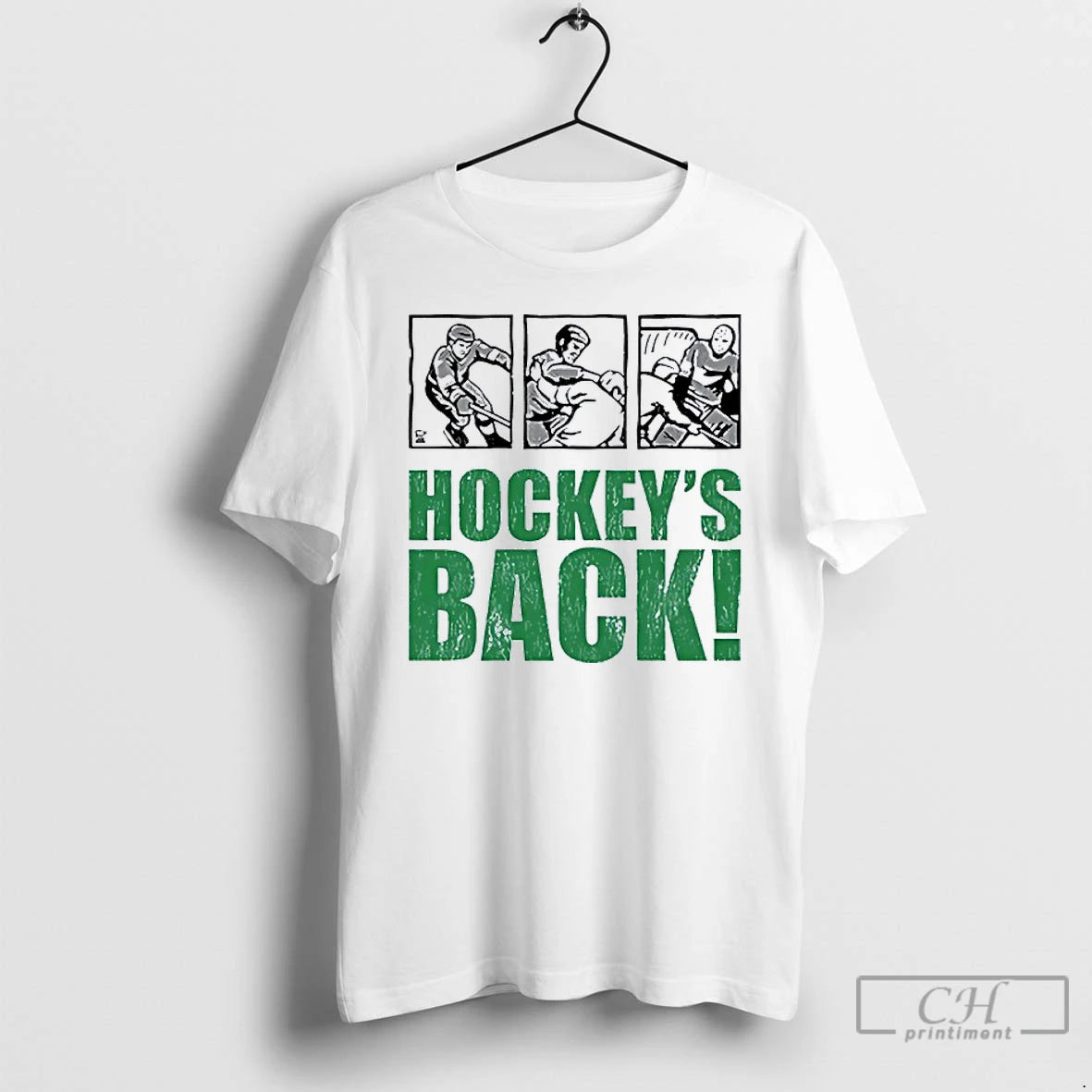 Classic Hockeys Back Three Picture T Shirts Hoodie, Sweatshirt | InkNestWear.com