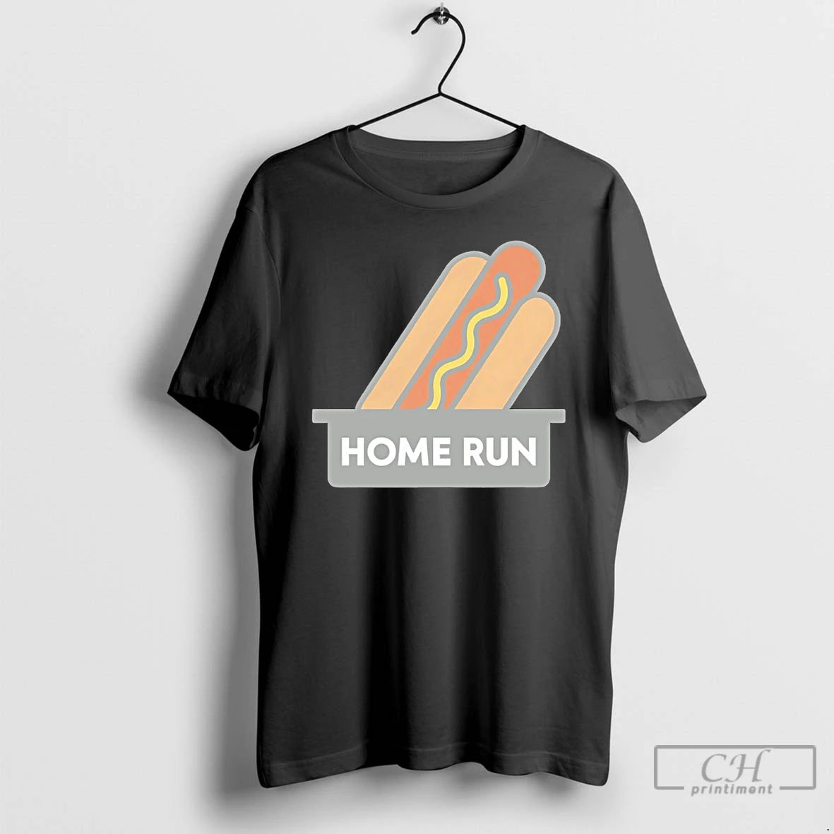 Classic Hotdog Home Run Parody Logo