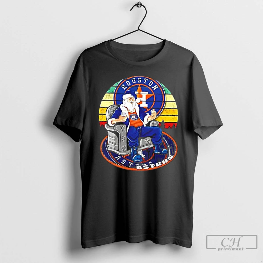Classic Houston Astros X Santa Claus Christmas Vintage T Shirts Hoodie, Sweatshirt | InkNestWear.com