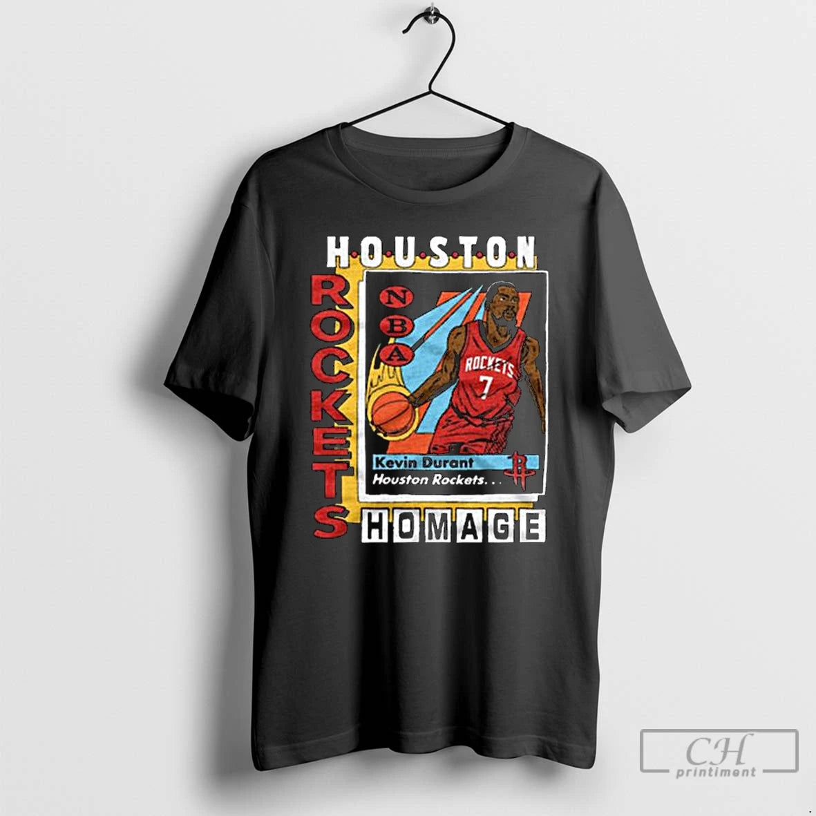 Classic Houston Rockets Trading Card Kevin Durant Long Sleve T Shirts Hoodie, Sweatshirt | InkNestWear.com