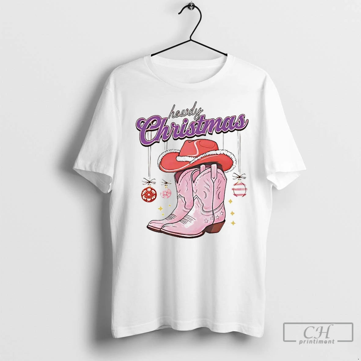 Classic Howdy Christmas Western Cowboy Hat Boots T-Shirts, Hoodie, Sweatshirt | InkNestWear.com
