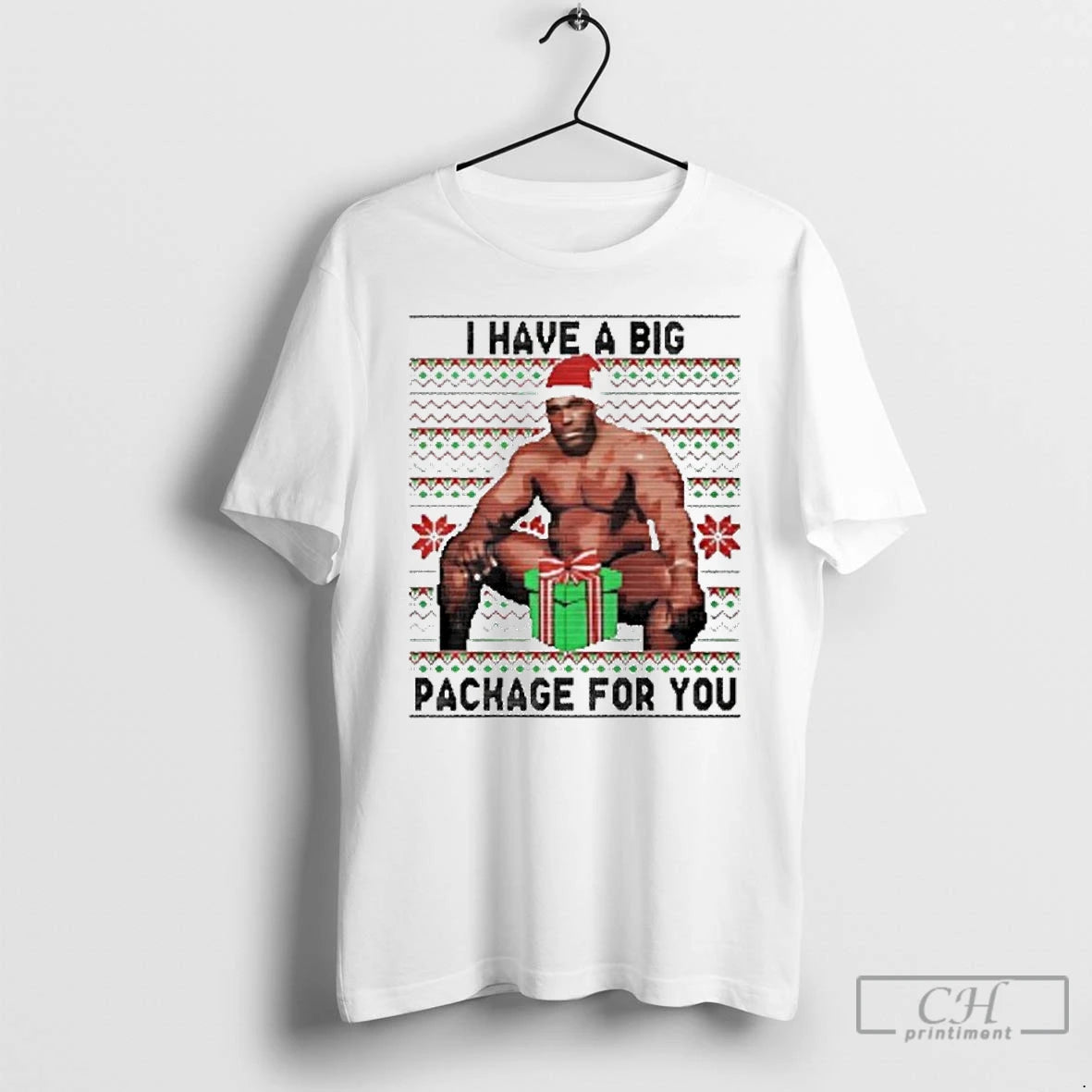 Classic I Have A Big Package For You Ugly Christmas T Shirts Hoodie, Sweatshirt | InkNestWear.com