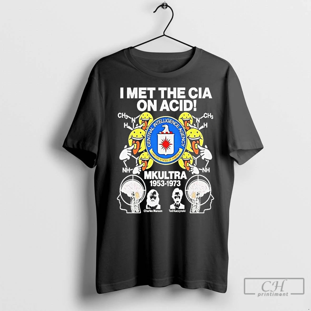 Classic I Met The Cia On Acid Mkultra Central Intelligence Agency Long Sleve T-Shirts, Hoodie, Sweatshirt | InkNestWear.com