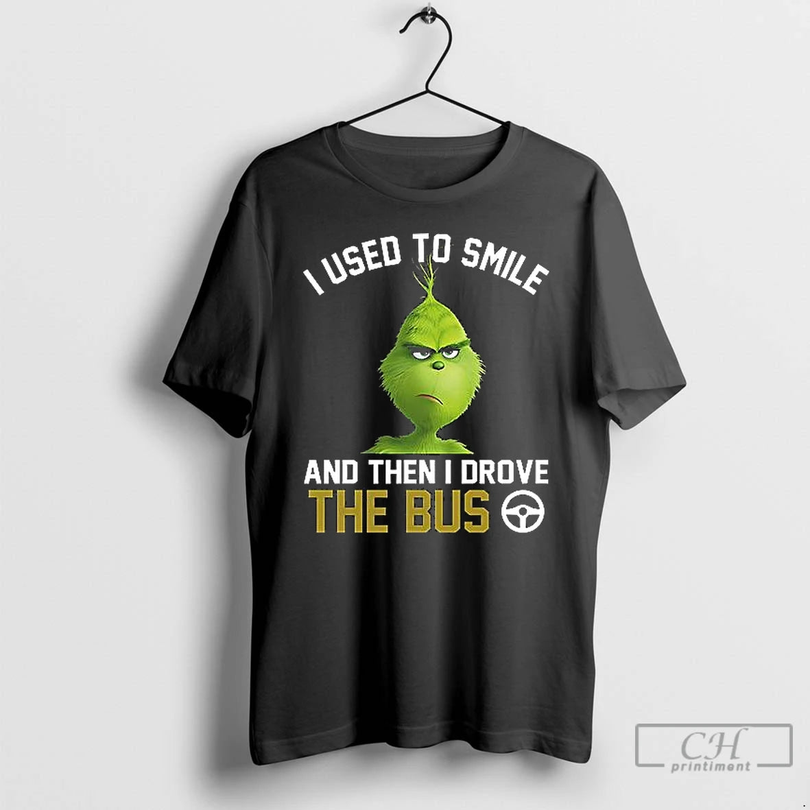Classic I Used To Smile And Then I Drove The Bus Grinch T Shirts Hoodie, Sweatshirt | InkNestWear.com