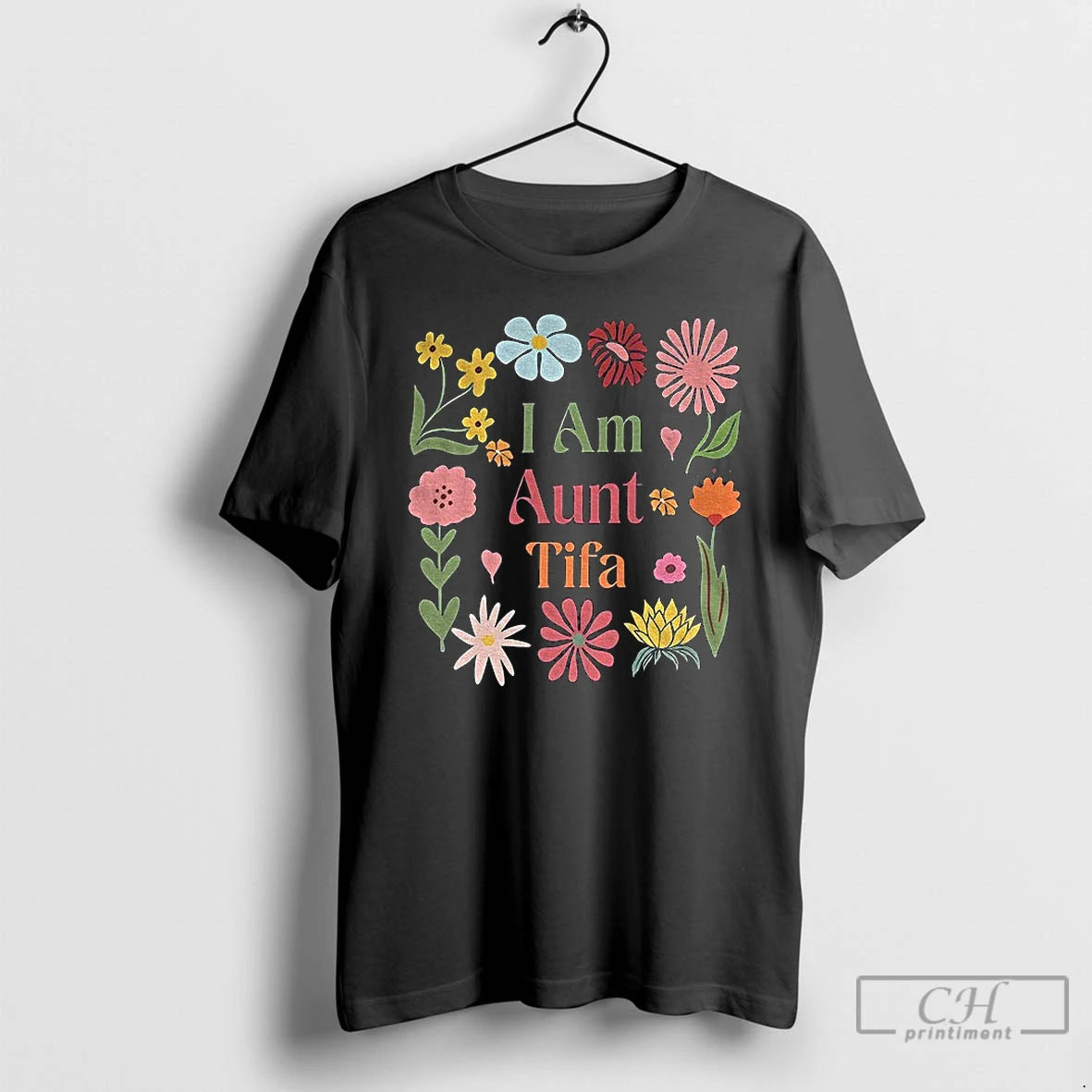 Classic I Am Aunt Tifa Anti Trump Floral Vintage T Shirts Hoodie, Sweatshirt | InkNestWear.com