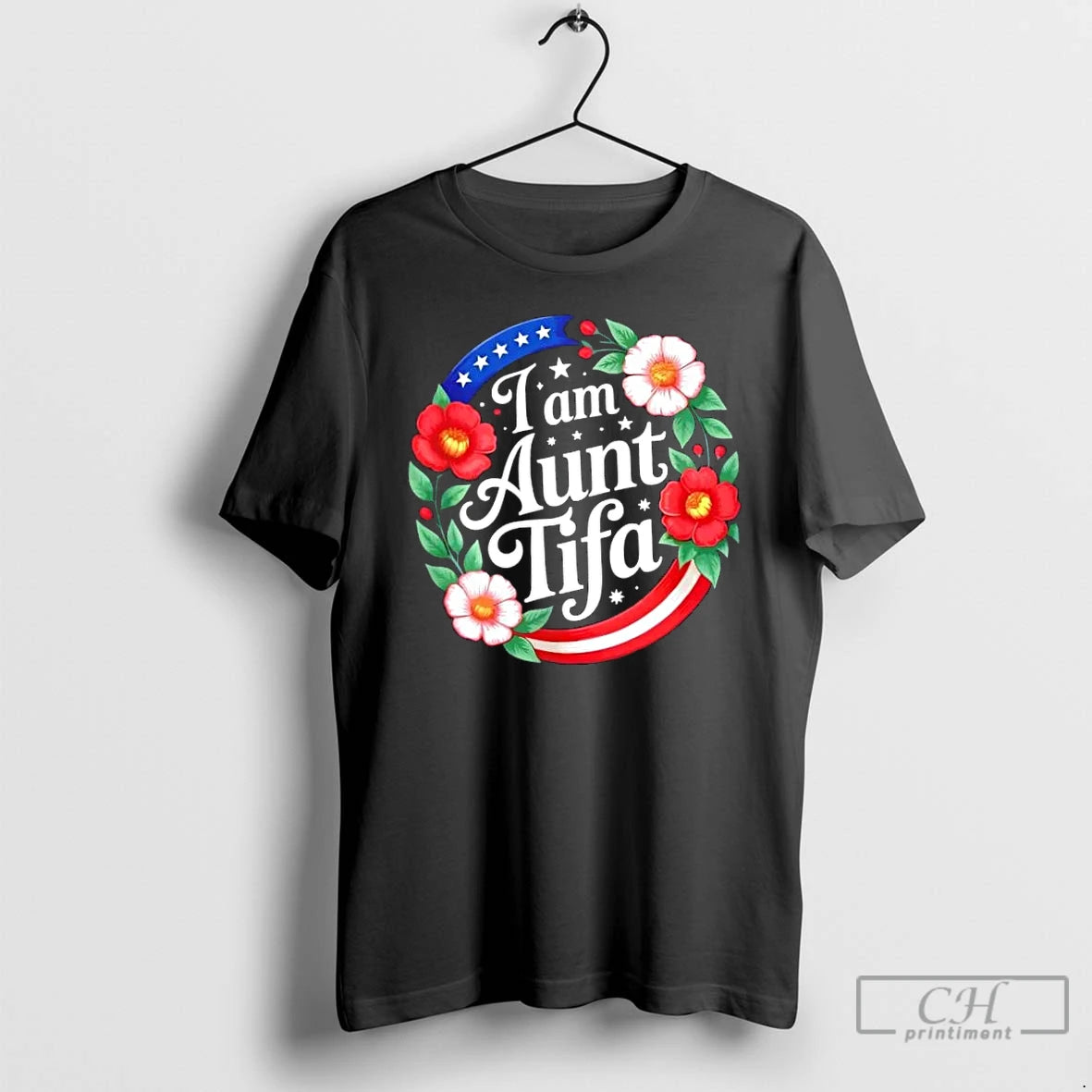 Classic I Am Aunt Tifa Floral T Shirts Hoodie, Sweatshirt | InkNestWear.com