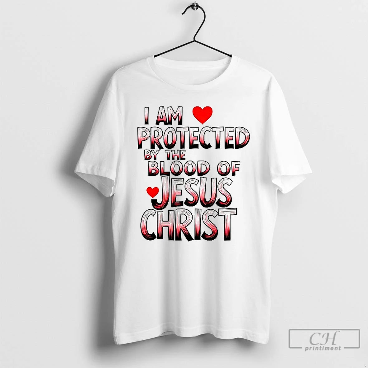 Classic I Am Love Protected By The Blood Of Jesus Christ T Shirts