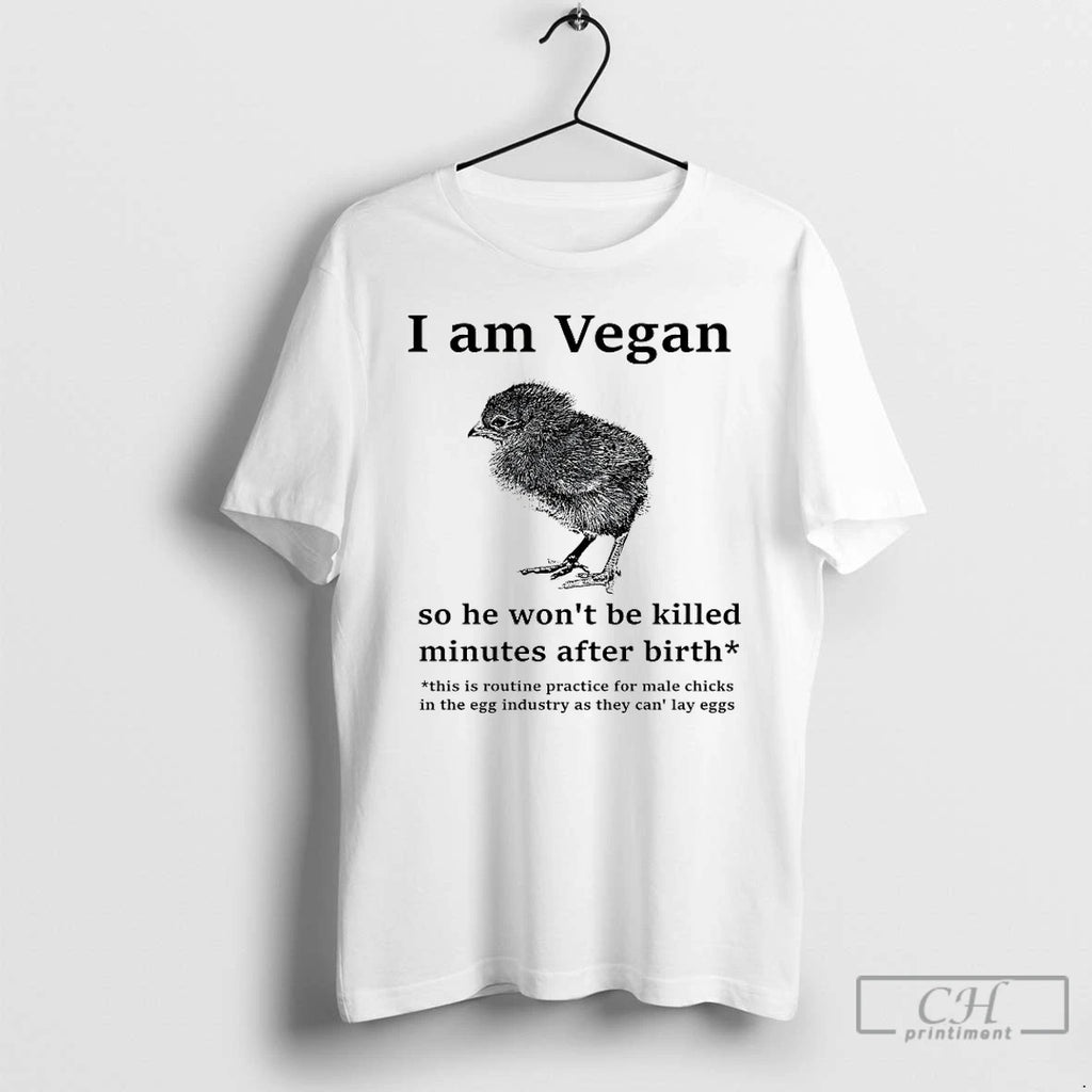 Classic I Am Vegan So He Wont Be Killed Minutes After Birth T Shirts Hoodie, Sweatshirt | InkNestWear.com