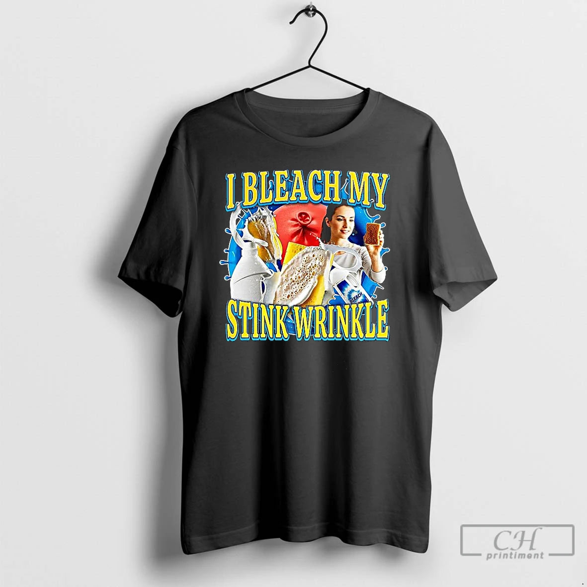 Classic I Bleach My Stink Wrinkle Sponge Meme T Shirts Hoodie, Sweatshirt | InkNestWear.com