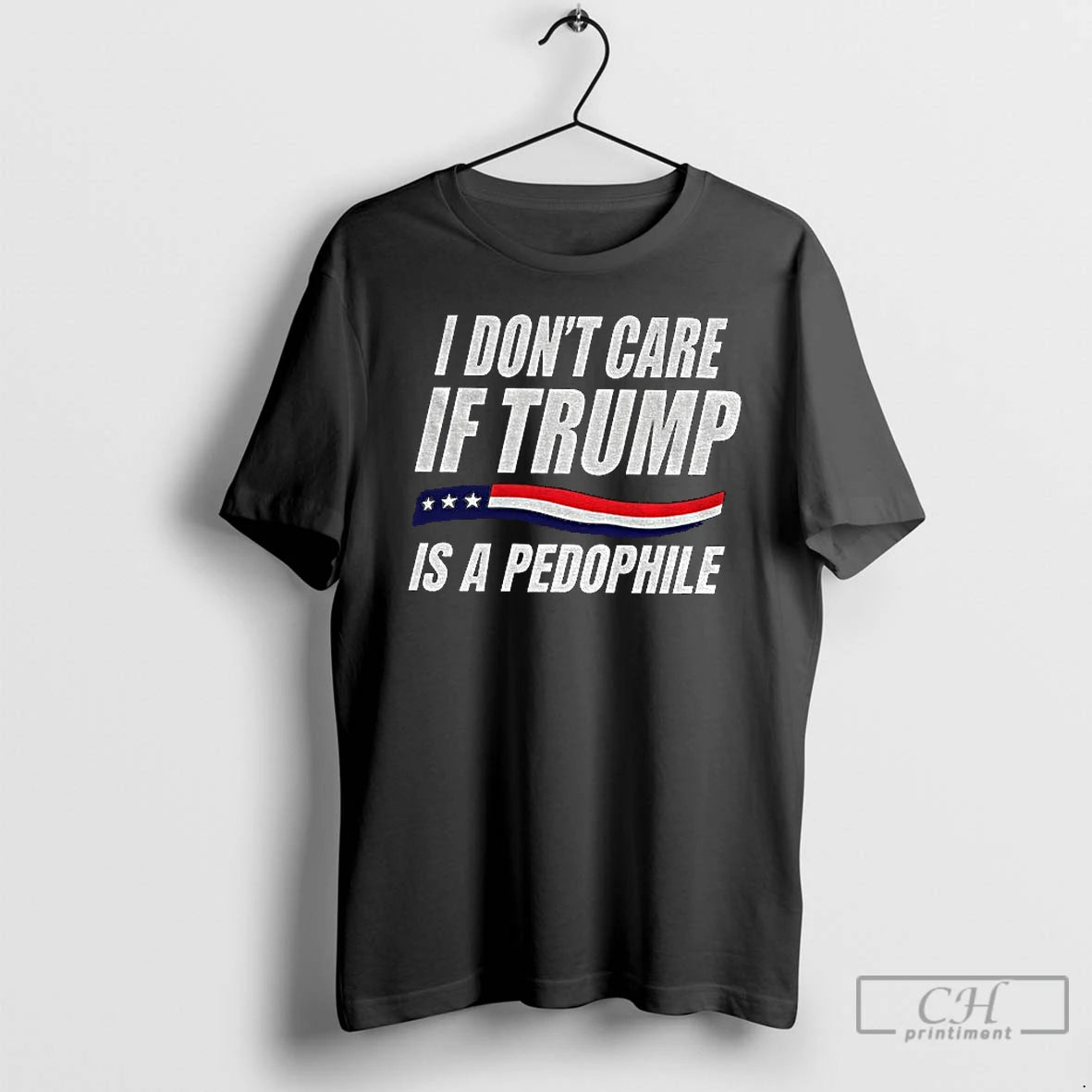 Classic I Dont Care If Trump Is A Pedophile American Flag T-Shirts, Hoodie, Sweatshirt | InkNestWear.com