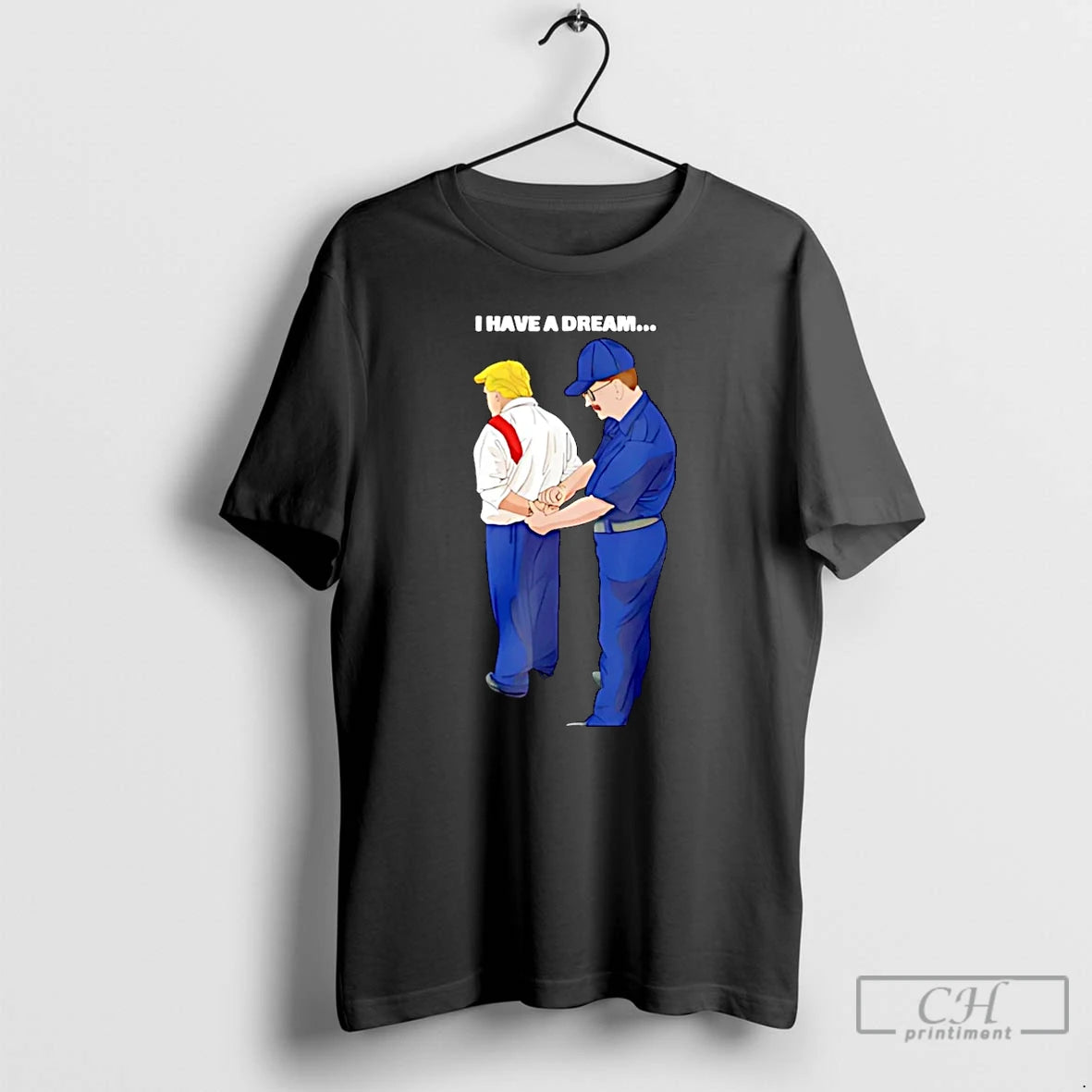 Classic I Have A Dream Trump Is Arrested Cartoon Christmas T Shirts Hoodie, Sweatshirt | InkNestWear.com