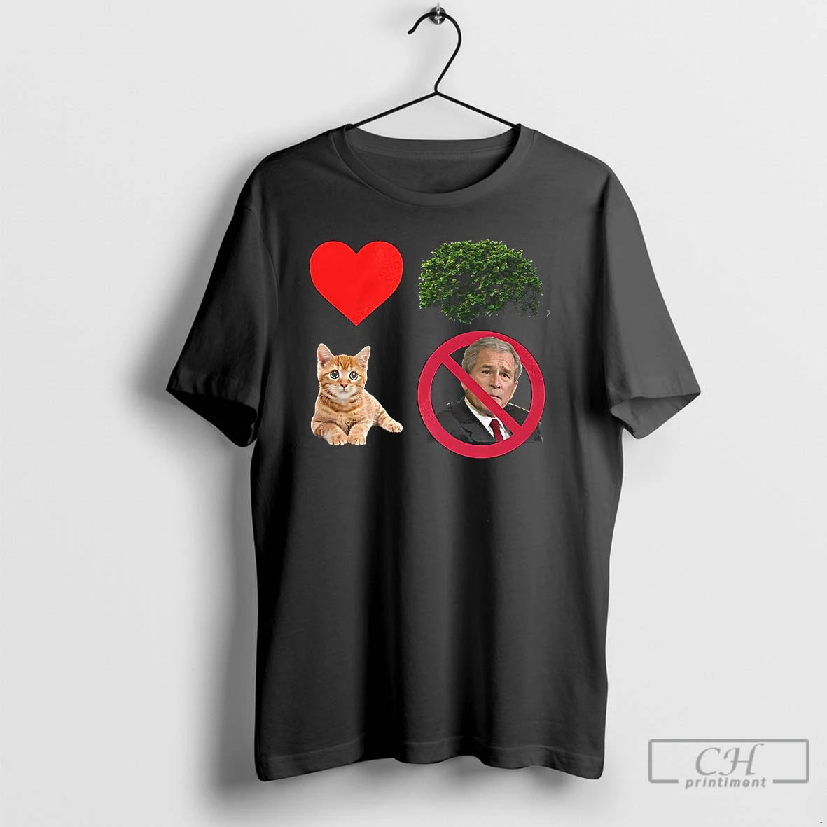 Classic I Heart Bush The Pussy Not The President Sarcastic T Shirts Hoodie, Sweatshirt | InkNestWear.com