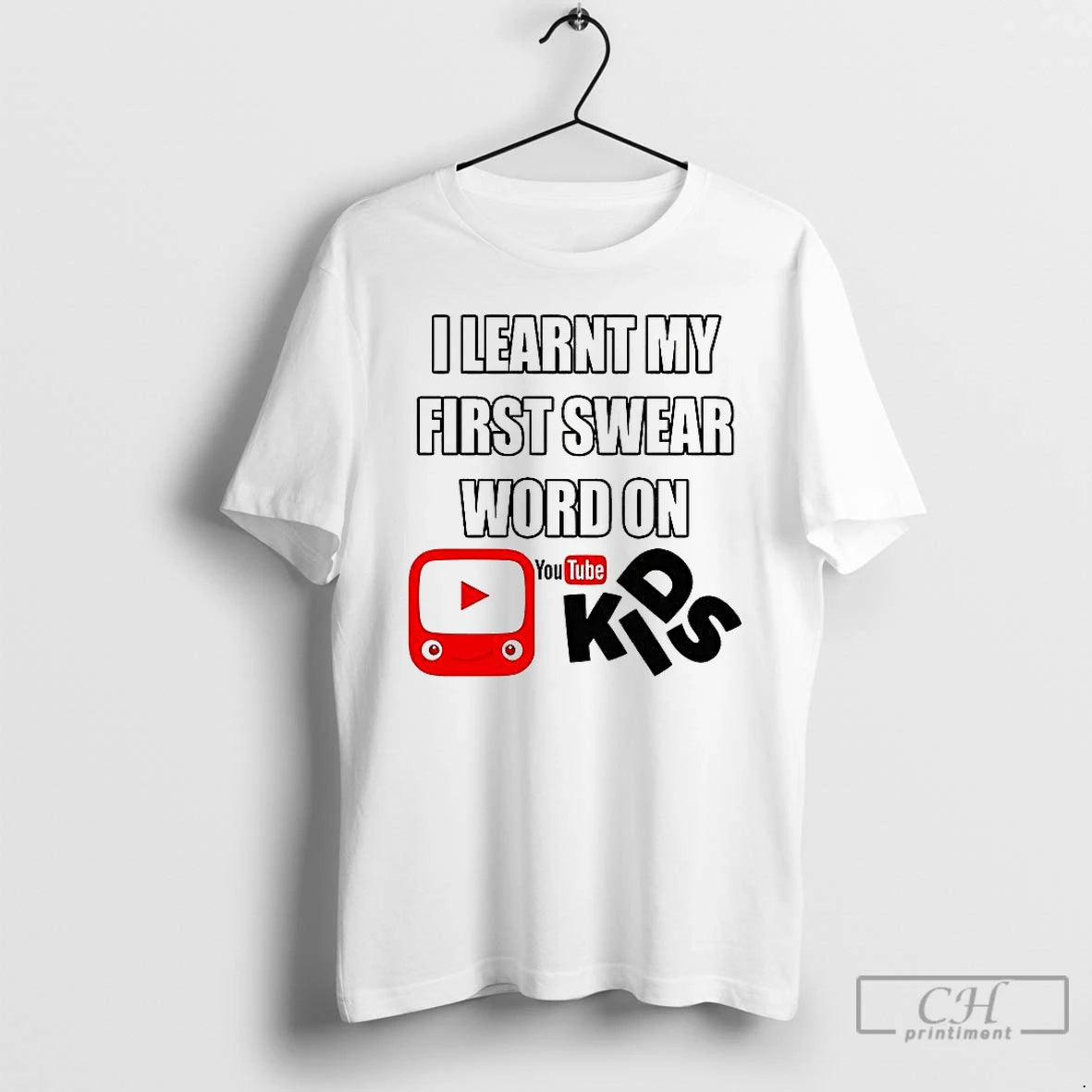 Classic I Learnt My First Swear Word On Kids Youtube T-Shirts, Hoodie, Sweatshirt | InkNestWear.com