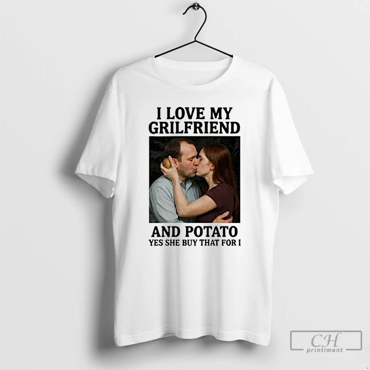 Classic I Love My Grilfriends And Potato Yes She Buy That For I Ornaments T-Shirts, Hoodie, Sweatshirt | InkNestWear.com