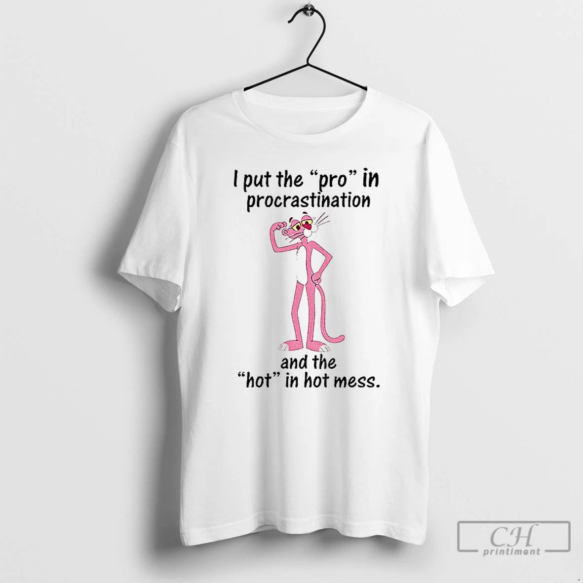 Classic I Put The Pro In Procrastination And The Hot In Hot Mess T Shirts Hoodie, Sweatshirt | InkNestWear.com