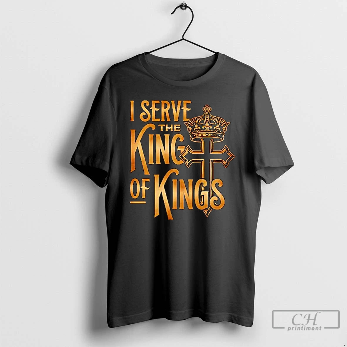 Classic I Serve The King Of Kings Ornaments T Shirts Hoodie, Sweatshirt | InkNestWear.com