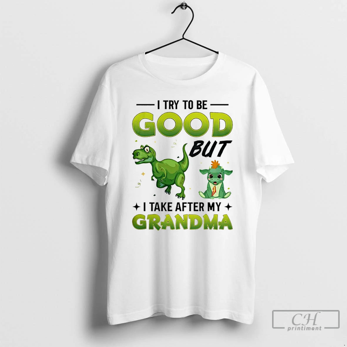 Classic I Try To Be Good But I Take After My Grandma Cartoon T Shirts Hoodie, Sweatshirt | InkNestWear.com