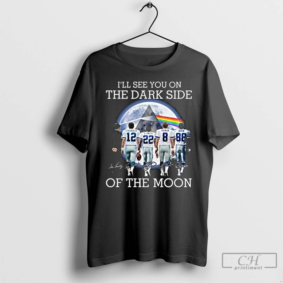Classic Ill See You On The Dark Side Of The Moon Dallas Cowboys Legends Signatures T-Shirts, Hoodie, Sweatshirt