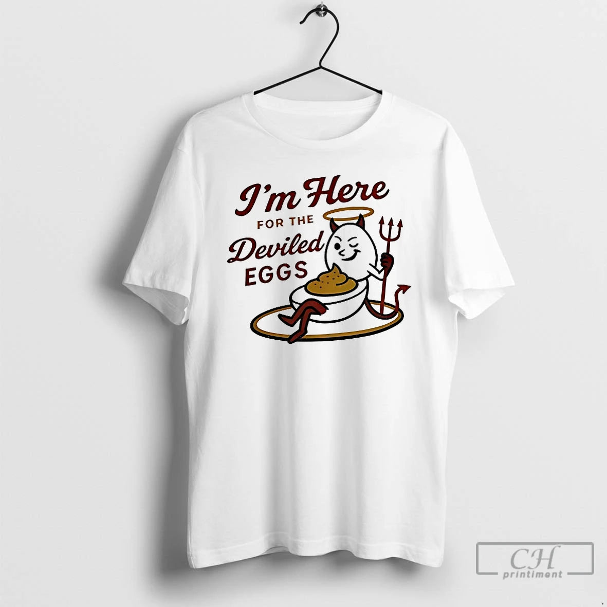 Classic Im Here For The Deviled Eggs T-Shirts, Hoodie, Sweatshirt | InkNestWear.com
