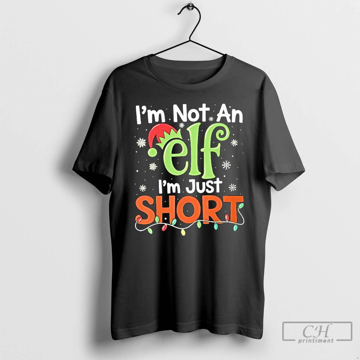 Classic Im Not An Elf Im Just Short Christmas Matching Elf T Shirts Hoodie, Sweatshirt | InkNestWear.com