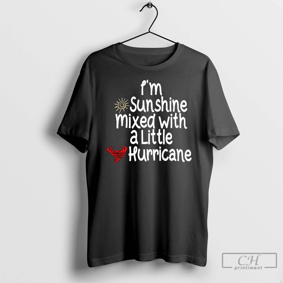 Classic Im Sunshine Mixed With A Little Hurricane T-Shirts, Hoodie, Sweatshirt | InkNestWear.com