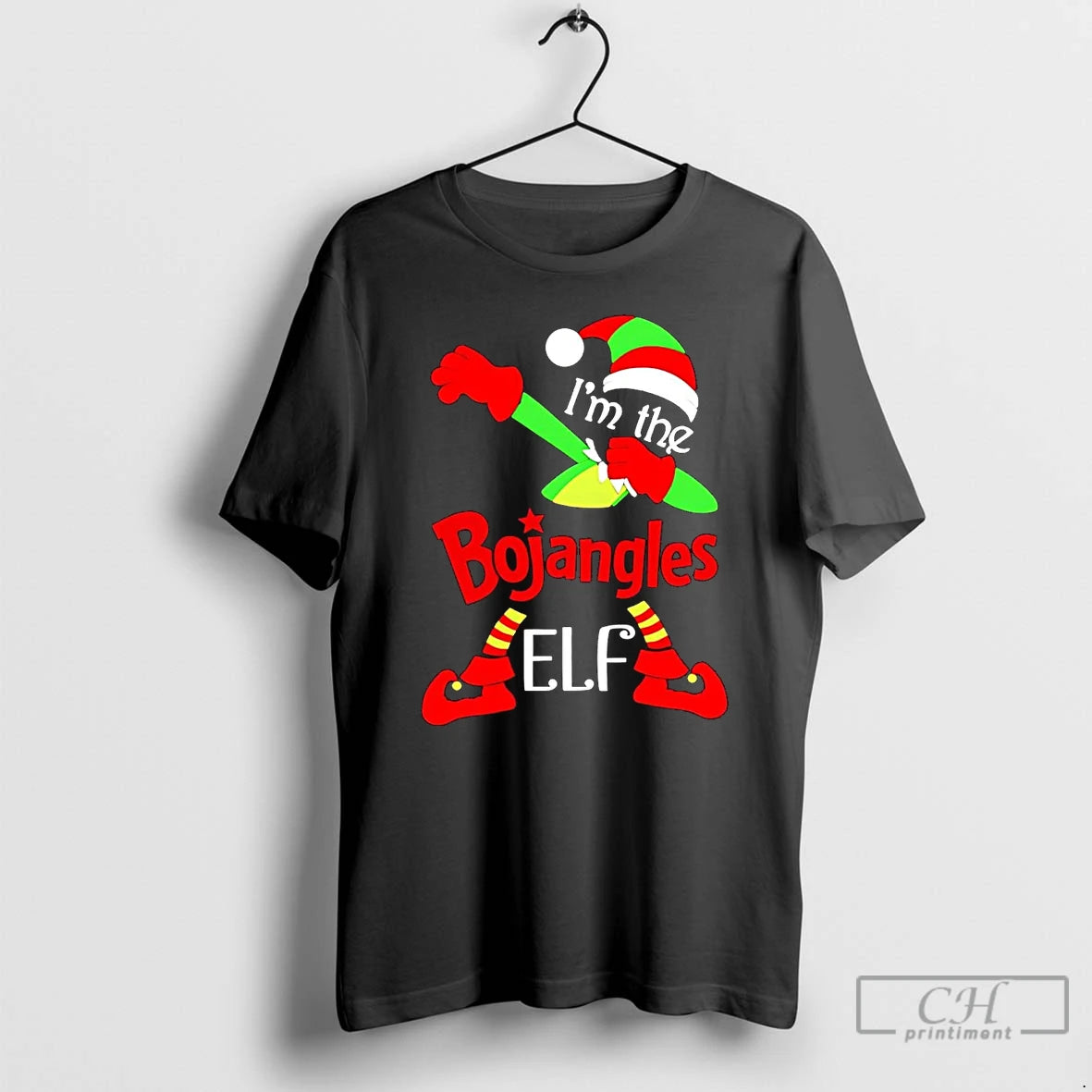 Classic Im The Bojangles Elf Dabbing Christmas T-Shirts, Hoodie, Sweatshirt | InkNestWear.com