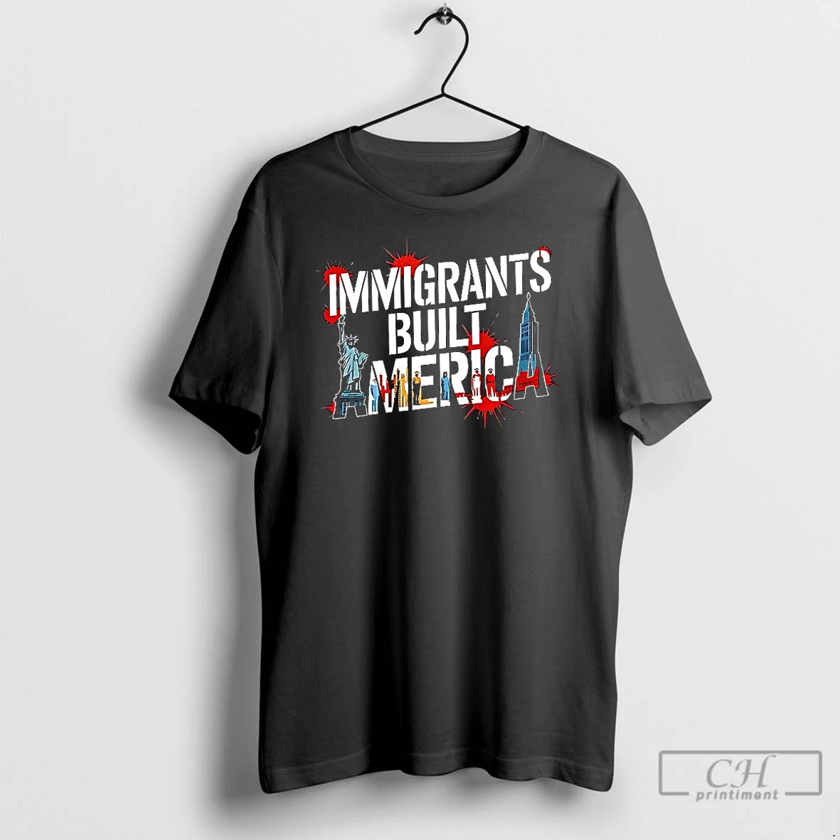 Classic Immigrants Built America T-Shirts, Hoodie, Sweatshirt | InkNestWear.com