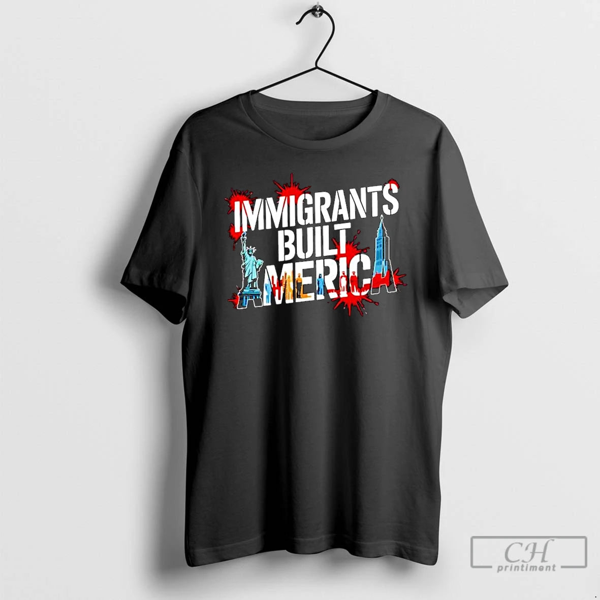 Classic Immigrants Built America Ornaments T Shirts Hoodie, Sweatshirt | InkNestWear.com