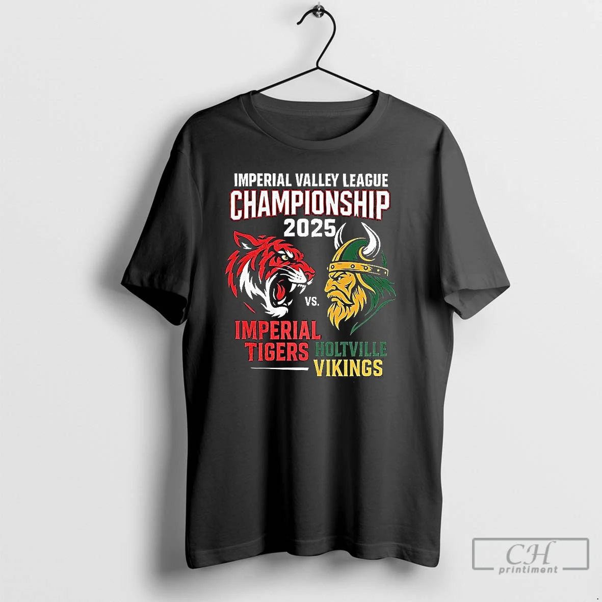 Classic Imperial Tigers Vs Holtville Vikings Imperial Valley League Championship T Shirts Hoodie, Sweatshirt