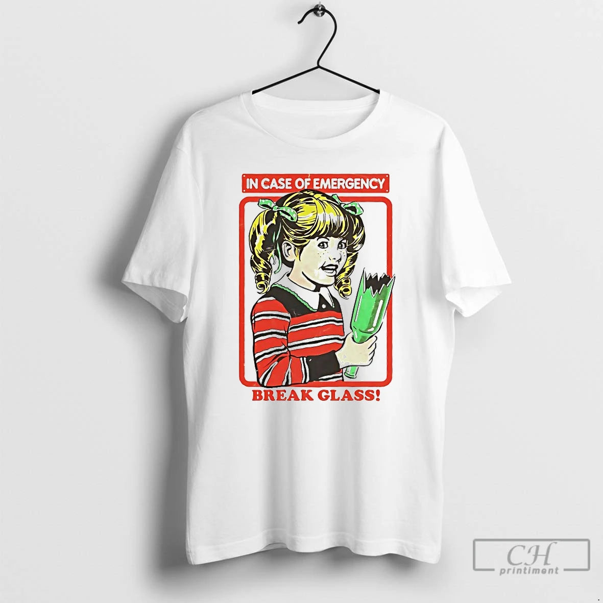 Classic In Case Of Emergency Break Glass T-Shirts, Hoodie, Sweatshirt | InkNestWear.com